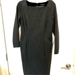Ladies Grey Brooks Brothers Career Dress